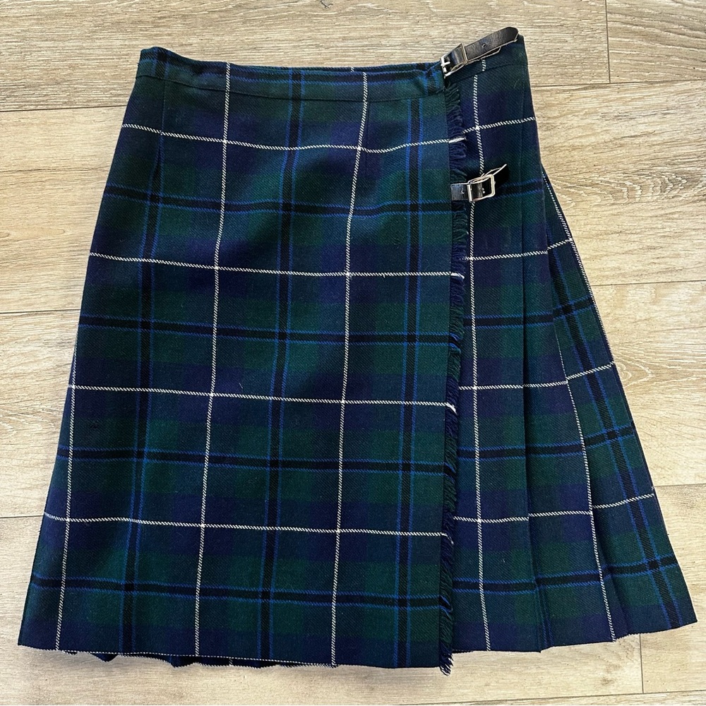 British Classic Tartan Plaid Skirt